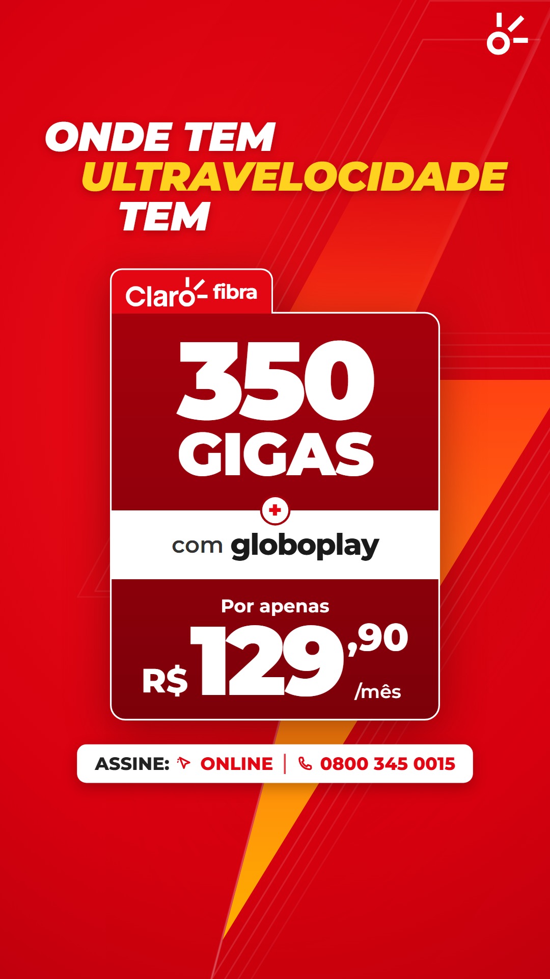 Peça Oferta Relâmpago no formato 9:16